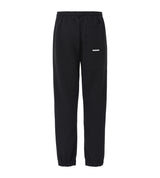 Black jacquard label pocket pants