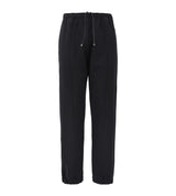 Black jacquard label pocket pants