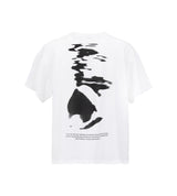 White blurred girl t-shirt