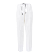 White jacquard label pocket pants