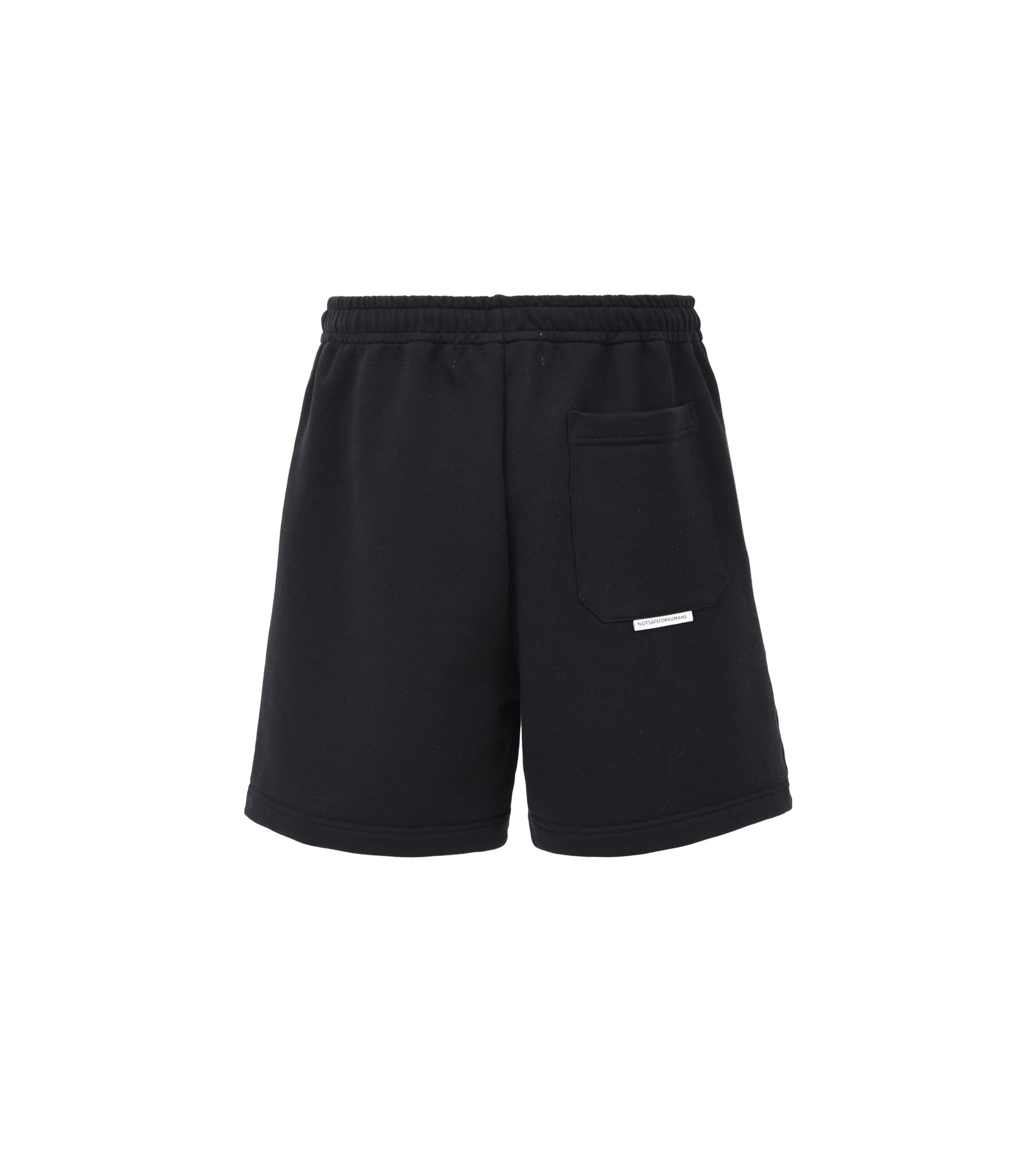 Black jacquard label pocket shorts – NOT SAFE FOR HUMANS