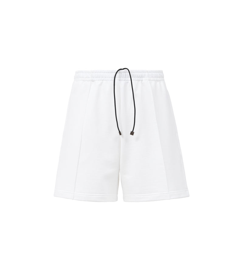 SAFE FOR White shorts NOT label HUMANS pocket jacquard –