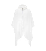 Transparent matt white cloak